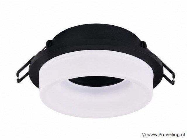 25 x downlight fitting – gu10 – zwart – ø70mm – ip20 – kadife - afbeelding 2 van  5