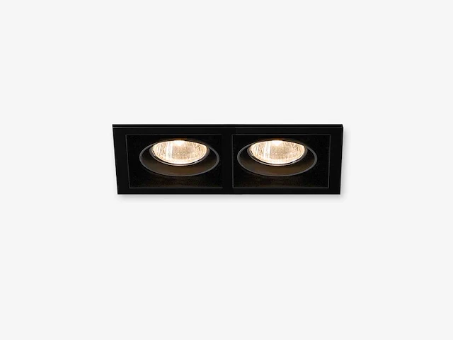 25 x gt square 2.0 design inbouwspots zwart - afbeelding 1 van  7