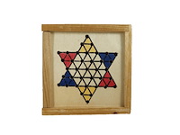 25 x houten halma spelletje - afbeelding 2 van  3