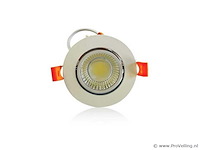 25 x inbouw led downlight – 7w – draaibaar – 6500k koud wit - afbeelding 2 van  6