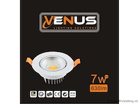 25 x inbouw led downlight – 7w – draaibaar – 6500k koud wit - afbeelding 6 van  6