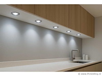 25 x led downlight – 7w – draaibaar – 6500k koud wit – zilver - afbeelding 1 van  4