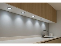 25 x led downlight – 7w – draaibaar – 6500k koud wit – zilver