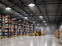 25 x led highbay ufo – 150w – 6400k koud wit – ip65 – agora-150 - afbeelding 1 van  5