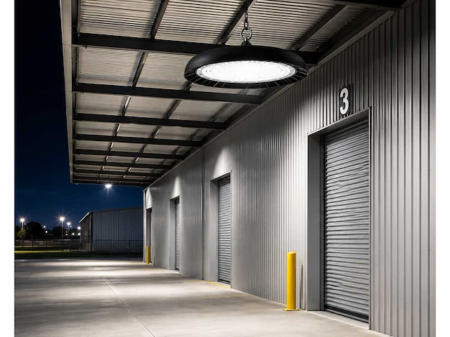 25 x led highbay ufo – 200w – 6400k koud wit – ip65 – agora-200 - afbeelding 3 van  5