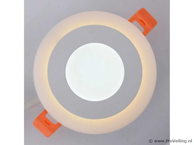 25 x led paneel – warm wit / koud wit – 6w (3w + 3w) – aan/uit - afbeelding 1 van  5