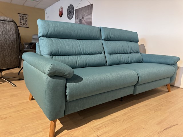2,5 zits bank, blauw - afbeelding 4 van  6
