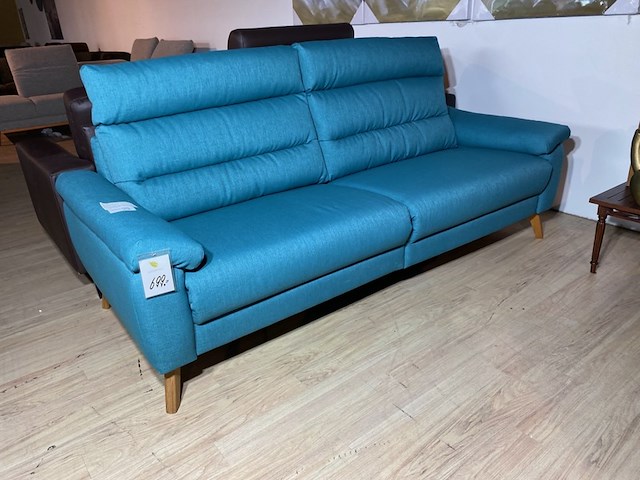 2,5 zits bank, blauw - afbeelding 1 van  5