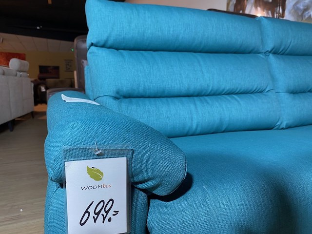 2,5 zits bank, blauw - afbeelding 5 van  5