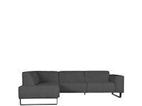 2,5 zits bank + poef label51, amaro, donkergrijs - afbeelding 1 van  1