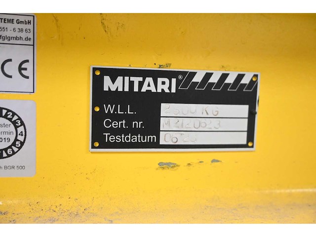 2500kg-300cm hijs evenaar - afbeelding 6 van  8