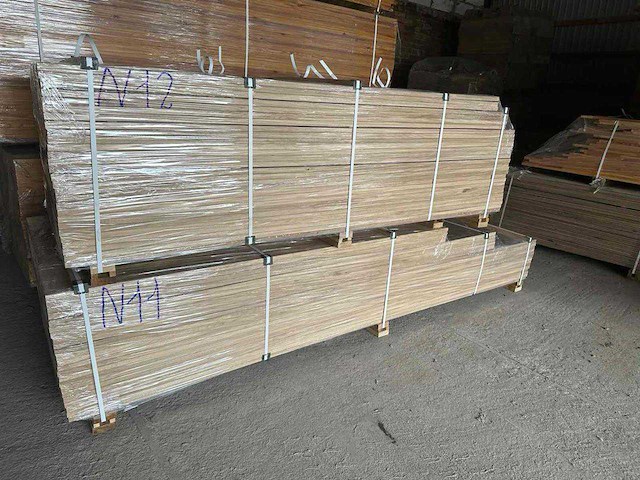 250cm - geschaafd - eiken, europees (67x) - afbeelding 3 van  8