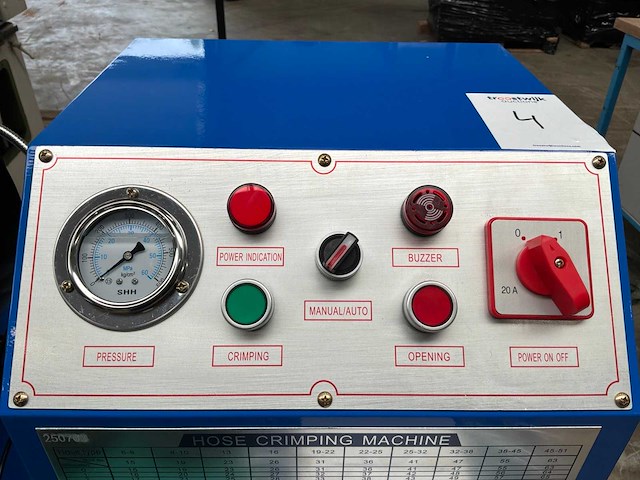 250t/63 hydraulische slangpers - afbeelding 15 van  16