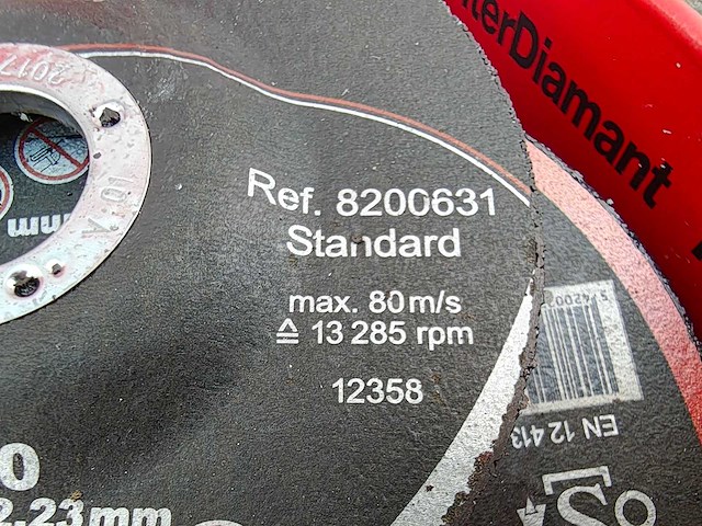 250x interdiamant - idk80 - doorslijpschijven 115mm - afbeelding 10 van  10