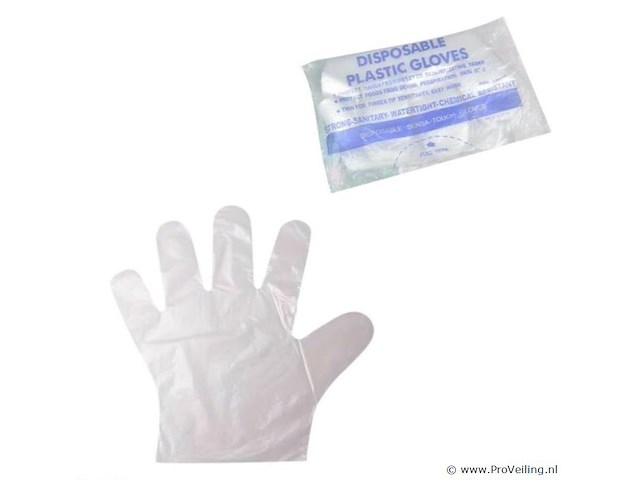 250x wegwerphandschoenen - 100st - afbeelding 1 van  1