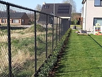 25m gaas hekwerk zwart, hoogte 180cm - afbeelding 1 van  1