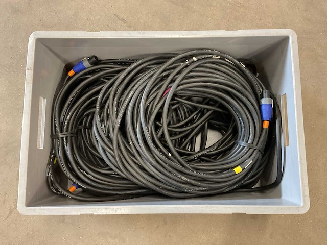 25m speakon audiokabel (4x) - afbeelding 1 van  1