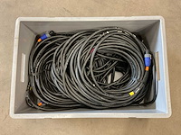 25m speakon audiokabel (4x) - afbeelding 1 van  1