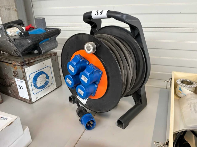 25m verlengkabelhaspel 230v - afbeelding 1 van  3