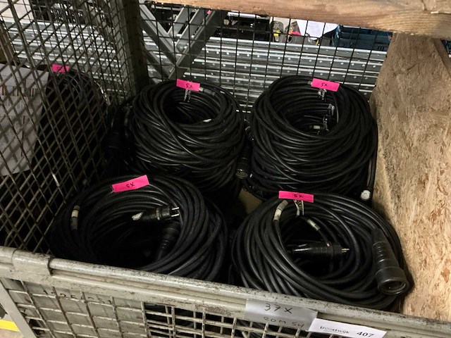 2.5mm2 shuko verlengkabel 20m (20x) - afbeelding 4 van  4