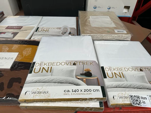 25x dekbed, dekbedovertrekken en hoeslakens w.o. beddinghouse, essenza, vandyck, van der valk - afbeelding 7 van  10