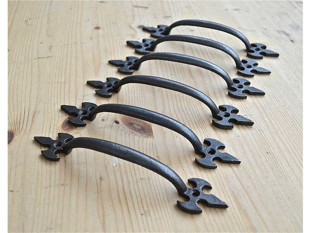 (25x) handgreep - la fleur - 18 cm - afbeelding 1 van  1