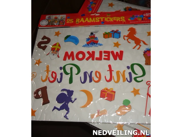25x raamstickers sinterklaas - afbeelding 3 van  3