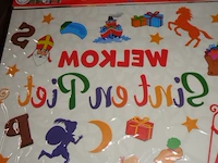 25x raamstickers sinterklaas