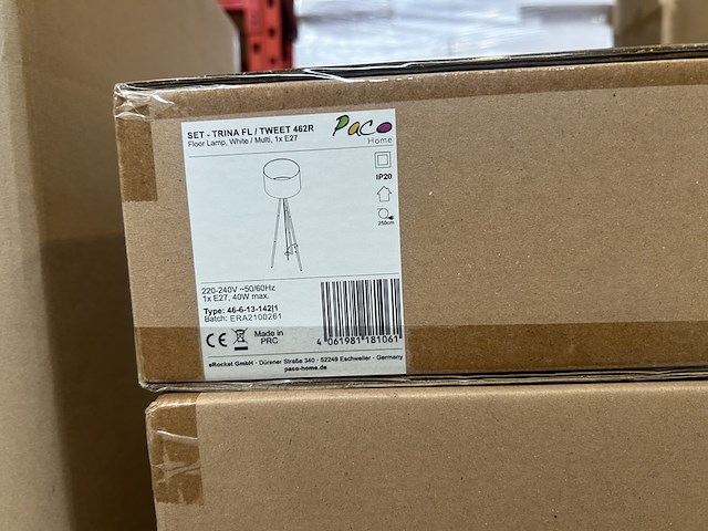 25x tafellamp, vloerlamp paco home - afbeelding 4 van  7