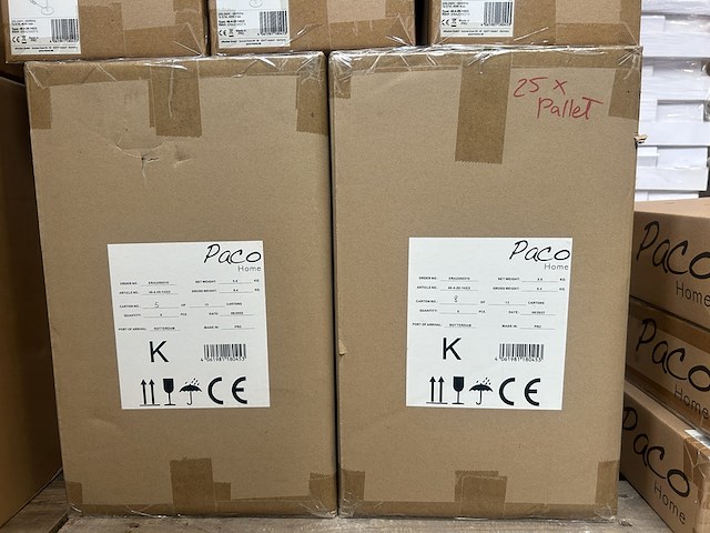 25x tafellamp, vloerlamp paco home - afbeelding 5 van  7