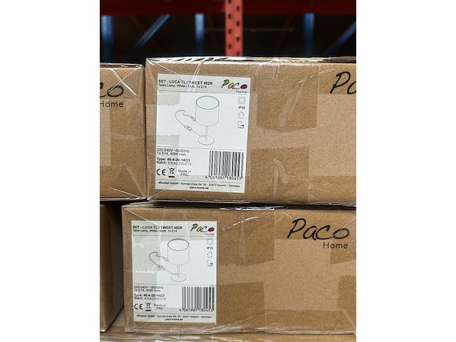 25x tafellamp, vloerlamp paco home - afbeelding 7 van  7