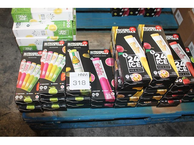 26 dozen frozen cocktails 24ice in diverse smaken. 130 ijsco's. - afbeelding 1 van  4