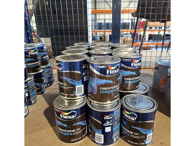 26 liter zijdeglanslak, flexa, ral 9016 - afbeelding 1 van  6