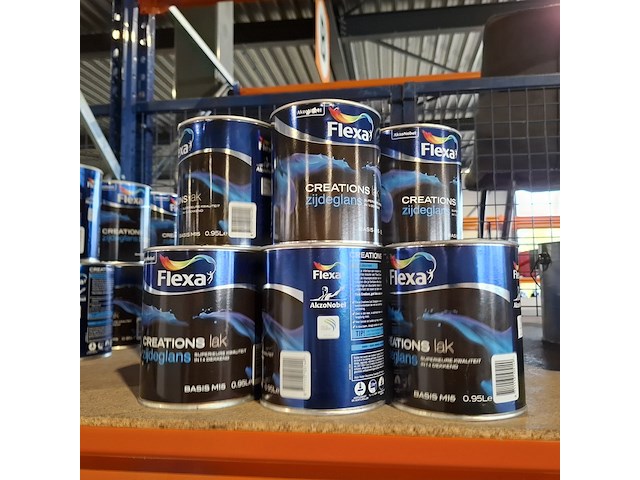 26 liter zijdeglanslak, flexa, ral 9016 - afbeelding 2 van  6