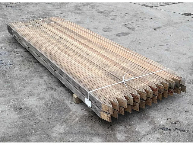 26 x kapur palen 68 x 68 mm, lengte 305 cm - afbeelding 1 van  5