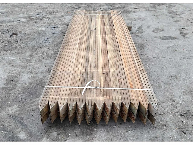 26 x kapur palen 68 x 68 mm, lengte 305 cm - afbeelding 4 van  5