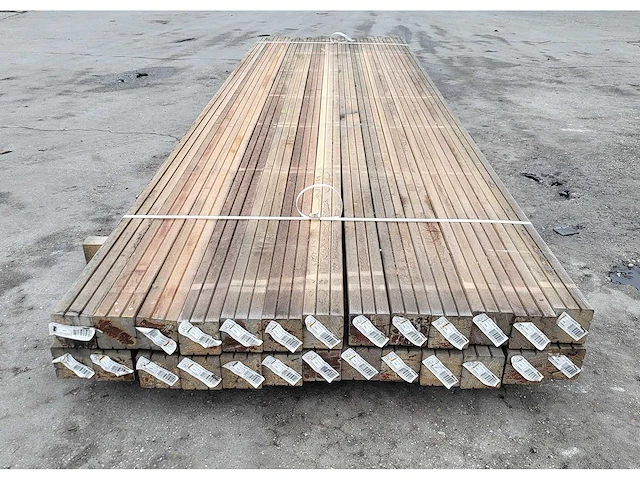 26 x kapur palen 68 x 68 mm, lengte 305 cm - afbeelding 5 van  5