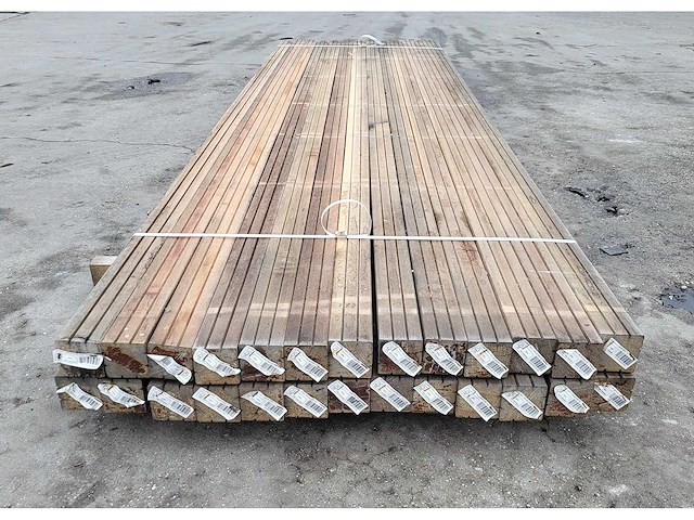 26 x kapur palen 68 x 68 mm, lengte 305 cm - afbeelding 3 van  6