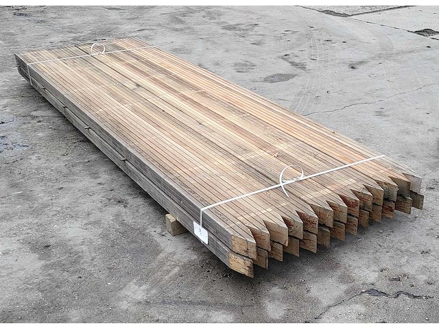 26 x kapur palen 68 x 68 mm, lengte 305 cm - afbeelding 4 van  6