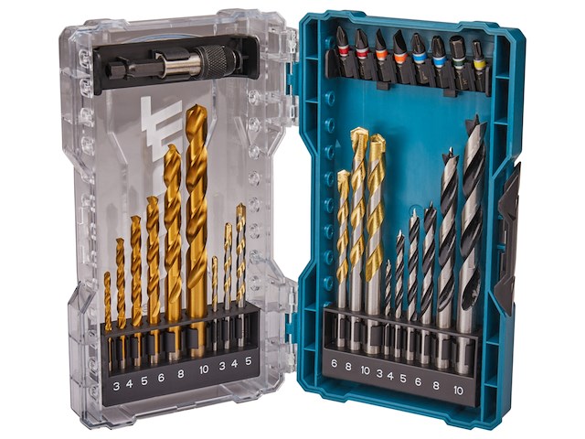 27-dlg boor/schroef/bit set makita, e-07032 - afbeelding 1 van  3