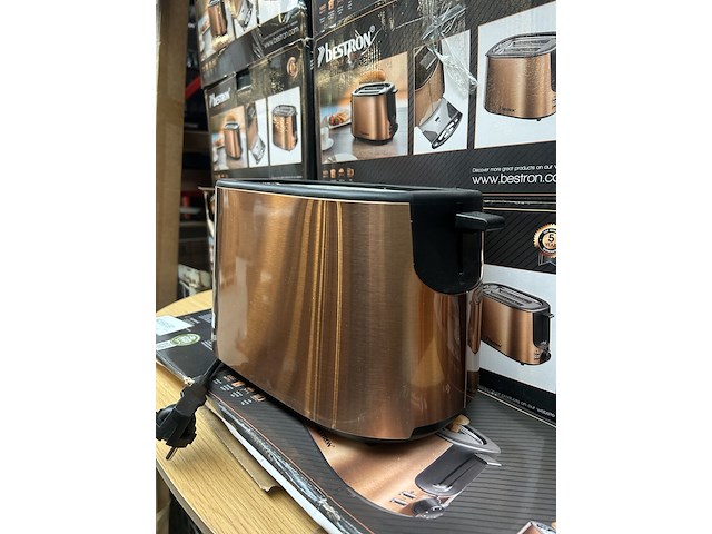 27x broodrooster bestron, copper collection - afbeelding 2 van  6