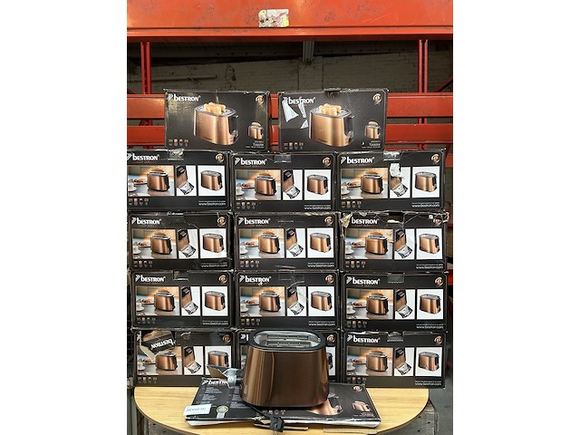 27x broodrooster bestron, copper collection - afbeelding 5 van  6