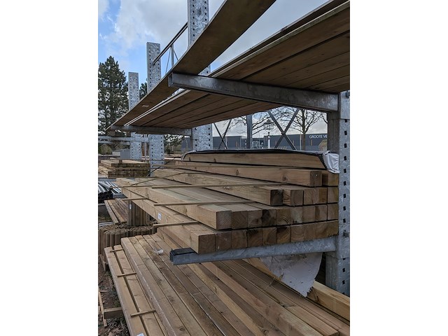 27x tuinpaal grenen - afbeelding 1 van  5