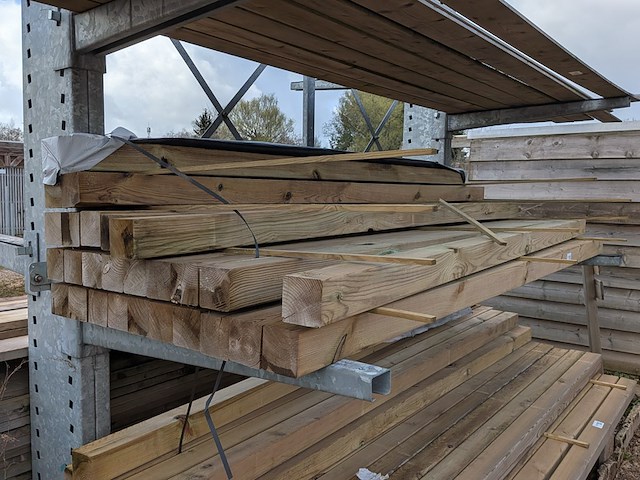 27x tuinpaal grenen - afbeelding 2 van  5