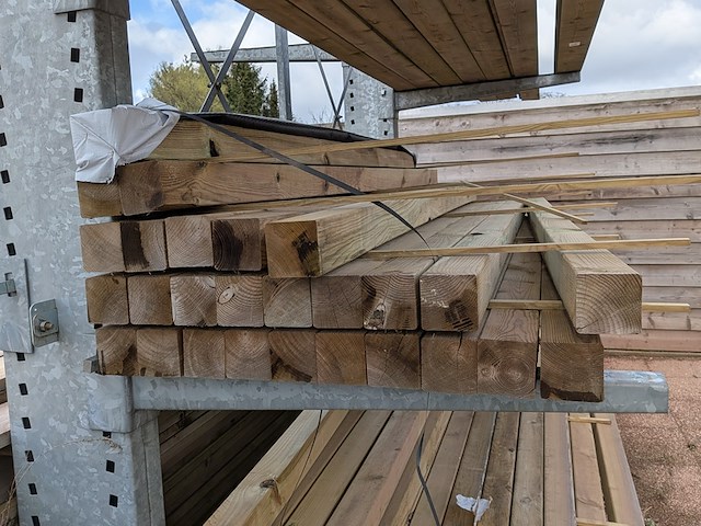 27x tuinpaal grenen - afbeelding 3 van  5