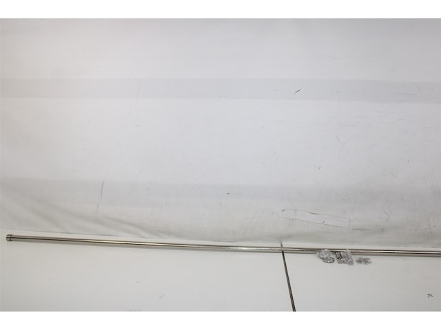 28 mm gordijnroede modern rvs complete set 240 cm - afbeelding 2 van  2