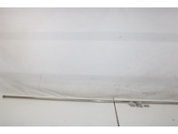 28 mm gordijnroede modern rvs complete set 240 cm - afbeelding 2 van  2