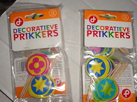 288x pakje met 12 decoratieve prikkers - afbeelding 1 van  3