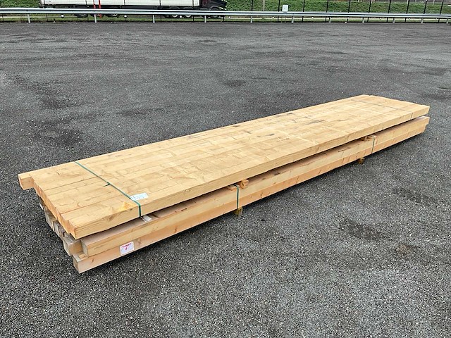 28x bouwhout 100x100x5100mm - afbeelding 1 van  8