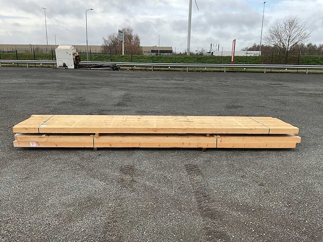 28x bouwhout 100x100x5100mm - afbeelding 2 van  8